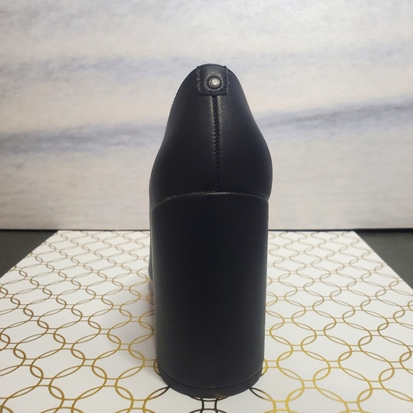 NWOT Matt & Nat Classic Block Heel Shoes - Pumps in Black Vegan Leather Size 6 - Picture 3 of 4